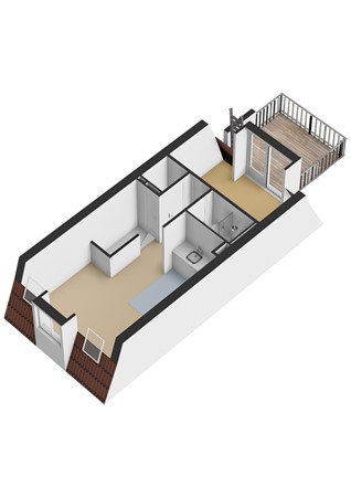 Floorplan - Albert Cuypstraat 159-3, 1073 BC Amsterdam
